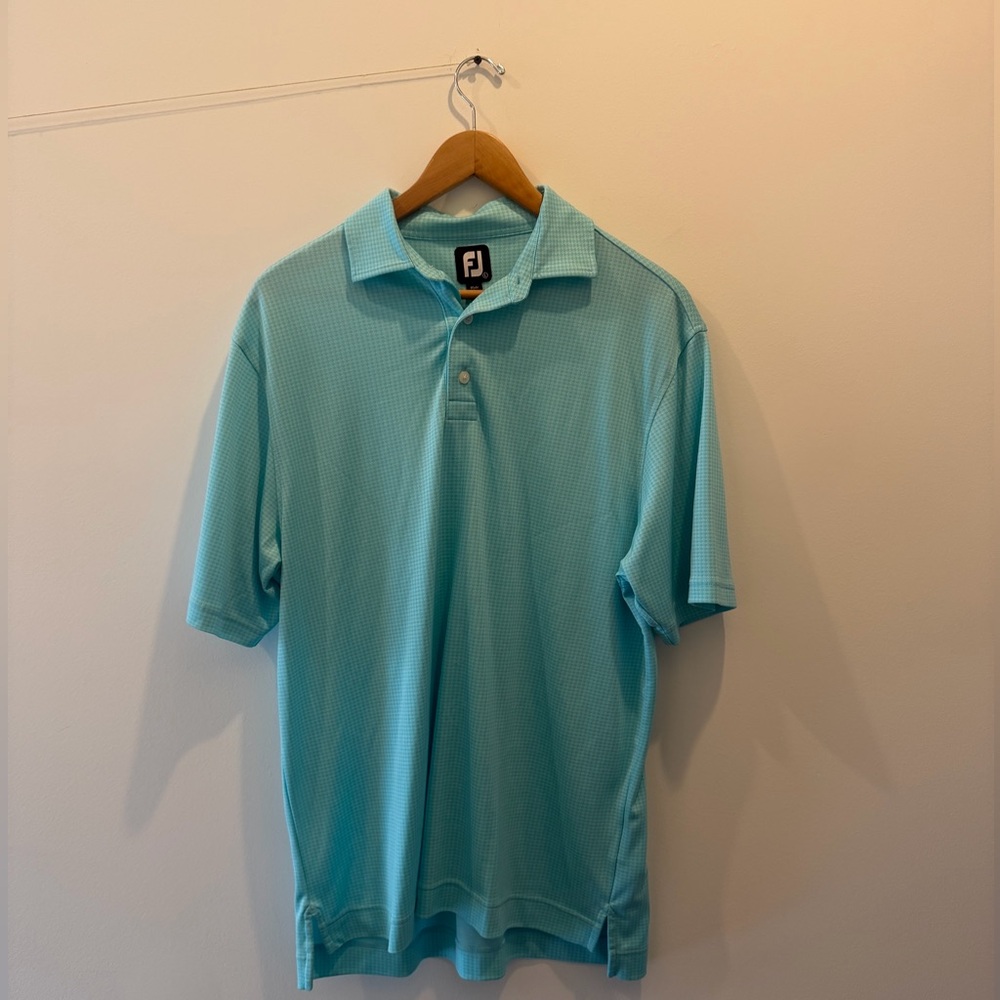 Footjoy Blue Golf Shirt L